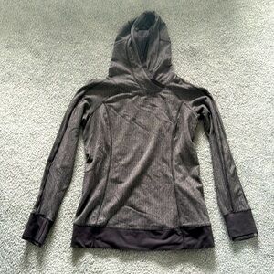 Lululemon sweatshirt hoodie size 12 black and gay design
